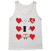 ls lesbian full heart Tank Top
