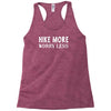 hike more worry less Racerback Tank