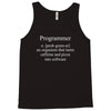 programmer an organism that turns caffeine and pizza into software t s Tank Top