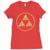 the triforce Ladies Fitted T-Shirt