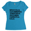 vegan Women's Triblend Scoop T-shirt
