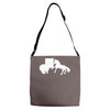 b&auml;r vs einhor  funny Adjustable Strap Totes