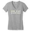 big fat bastard Women's V-Neck T-Shirt