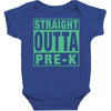 straight outta pre k Baby Bodysuit
