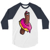 stickers 3/4 Sleeve Shirt