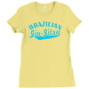 brazilian jiu jitsu  mma boxen fight Ladies Fitted T-Shirt