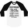 Electrician 3/4 Sleeve Shirt