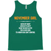 November Girl Hated By Many Tank Top