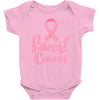 breast cancer pink ribbon Baby Bodysuit
