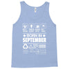 Born In September Tank Top