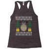 totoro ugly christmas Racerback Tank