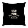 premium vintage 1998 classic perfectly aged limited edition Throw Pillow