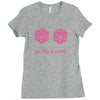 all natural 20 breasts dice Ladies Fitted T-Shirt