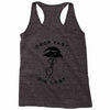 drop fast die last back Racerback Tank