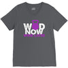 wod now wine later V-Neck Tee