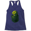 pocket raptor Racerback Tank