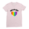 Hella Gay Ladies Fitted T-Shirt