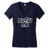 blow me Women's V-Neck T-Shirt
