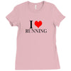 i love running Ladies Fitted T-Shirt