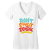 don't sweat the technique Women's V-Neck T-Shirt