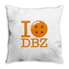 i love dbz Throw Pillow