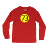 73 the perfect number t shirt the big bang theory cool funny Long Sleeve Shirts