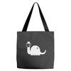 apatosaurus white Tote Bags