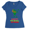 hot grill on grill action Women's Triblend Scoop T-shirt