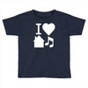 i love house music dj baseball Toddler T-shirt