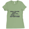 teacher adventure Ladies Fitted T-Shirt