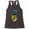pineapple skateboarding Racerback Tank