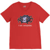 people scare me V-Neck Tee