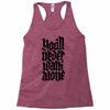 you'll never walk alone Racerback Tank