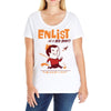 enlist Ladies Curvy T-Shirt