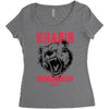 khabib nurmagomedov bear strong Women's Triblend Scoop T-shirt