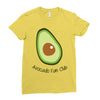 avocado fan club Ladies Fitted T-Shirt