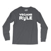 vegans rule Long Sleeve Shirts