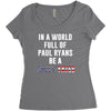 be a sally yates Women's Triblend Scoop T-shirt