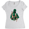 fawns meet kaiju Women's Triblend Scoop T-shirt