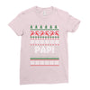 ugly christmas papi Ladies Fitted T-Shirt