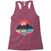 camp river Racerback Tank
