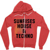 Sunrises House &amp; Techno Zipper Hoodie