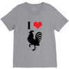 i love cock V-Neck Tee