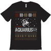 santa aquarius christmas ugly t shirts T-Shirt
