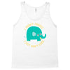 an elephant never cares Tank Top