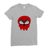 Deadpool Skull Ladies Fitted T-Shirt
