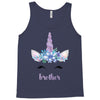 birthday unicorn family series brother Tank Top