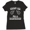 trust me i'm a bartender Ladies Fitted T-Shirt
