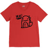 huh dinosaur V-Neck Tee