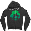 mega grass Zipper Hoodie